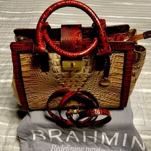 Brahmin Two-Toned Satchel